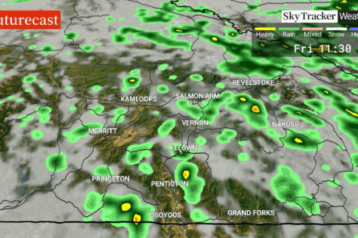 Okanagan weather: Slight cool down en route