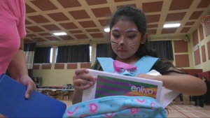 Children in need get backpacks full of increasingly costly back-to-school supplies