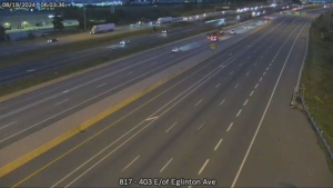 Ramp between Hwy. 403 and Hwy. 410 closed due to flooding