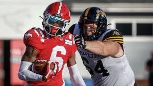 Veteran cornerback Houston among CFL leaders in interceptions with Stampeders