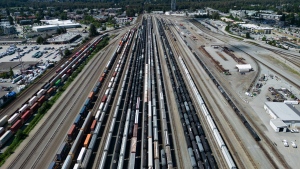 Rail shutdown begins as employees locked out