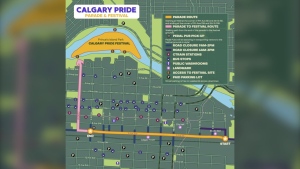 Calgary Pride Parade underway Sunday morning