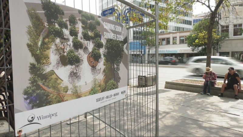 Renovation work now underway at popular downtown Winnipeg park