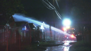 Fire badly damages home near Alberta Avenue