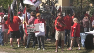 AUPE stages three simultaneous rallies as members rally for better collective agreements