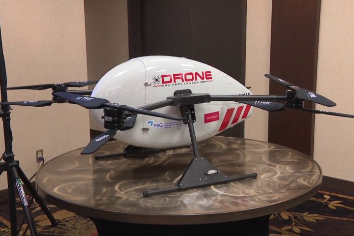 Edmonton airport to expand drone delivery operations to medical clinic south of YEG