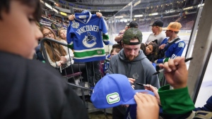 Vancouver Canucks star goalie Thatcher Demko working through rare muscle injury