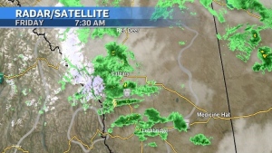 Cool and wet end to the week with frost likely overnight in central/southern Alberta