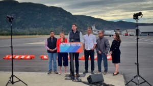 NDP promises more travel supports, protections for serious illness on campaign trail