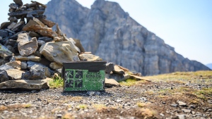 A search for balance hiding treasure in Kananaskis