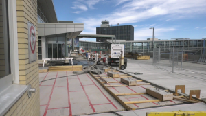Edmonton airport departures ramp will reopen at the end of October