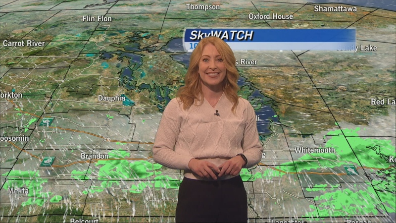 Colleen Bready's Forecast: Showers arrive in southern Manitoba