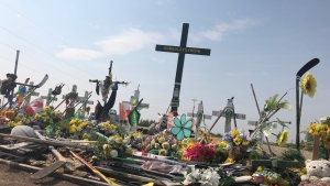 Sask. community marks sod-turning for Humboldt Broncos memorial