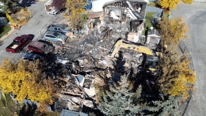 Man charged with arson following Calgary townhome explosion still in hospital