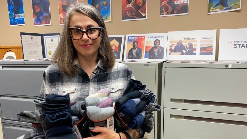 'Significant need': Main Street Project collecting socks for Winnipeg's homeless community