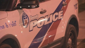 Stolen vehicle crashes into two homes in North York, police say