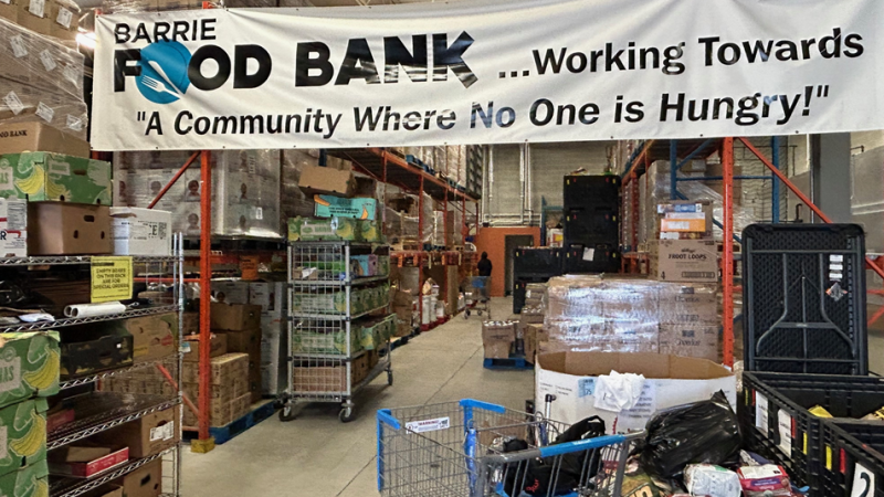 Food banks continue to face a surge in demand