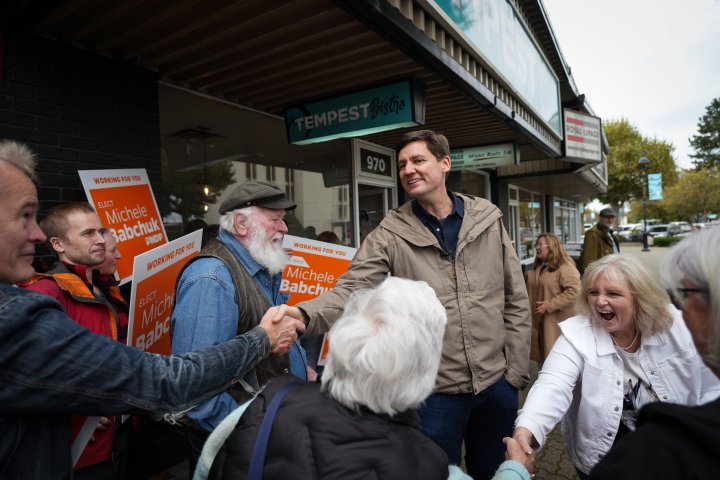 David Eby urges Green support to vote NDP to help keep Conservatives from office