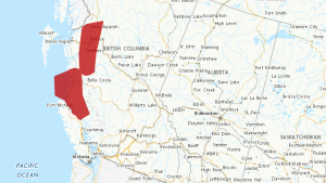 Rainfall warnings, flood watch issued in northwestern B.C.