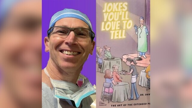 Kelowna doctor who wrote joke book for charity now has prostate cancer; laughter has helped him