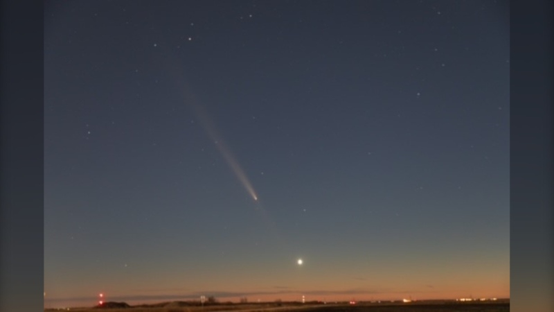 Rare comet shoots through Manitoba sky