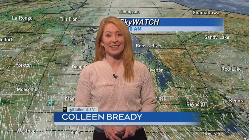 Colleen Bready's forecast: A bright, blustery day across Manitoba