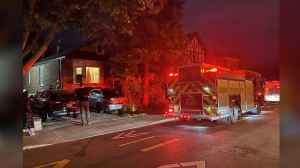Driver crashes into house in Toronto’s west end, no injuries reported
