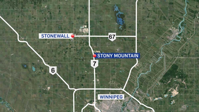 2 dead after fiery crash on Manitoba highway