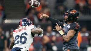 QB Vernon Adams Jr. leads B.C. Lions to 27-3 rout of Montreal Alouettes