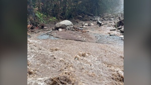 Search underway for missing person in Coquitlam after home destroyed by mudslide