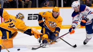 Draisaitl scores twice, adds assist to pace Oilers to win over Predators