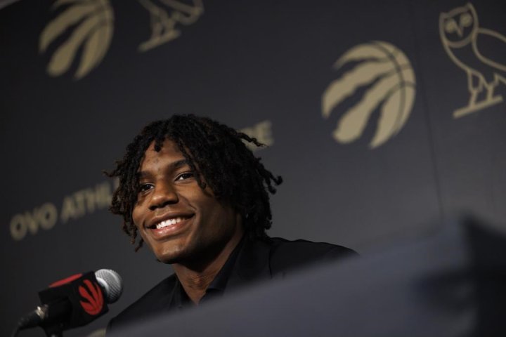 Ja’Kobe Walter available to play for Raptors