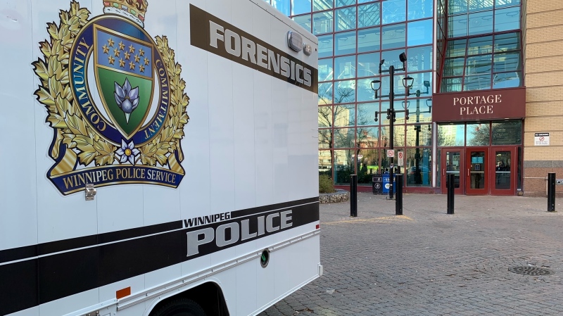 Winnipeg woman dead after being found hurt behind shopping centre