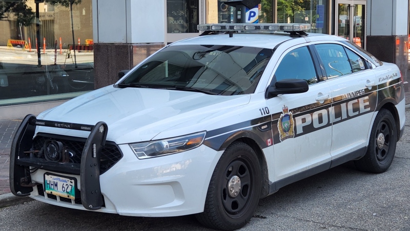 Police search for driver after pedestrian hit