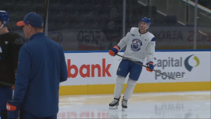 Injured McDavid skates but 'not quite ready' for Oilers action