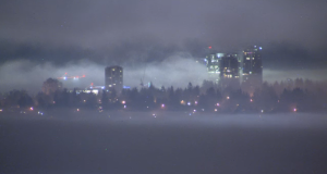Near zero visibility from dense fog causes multiple accidents in Metro Vancouver