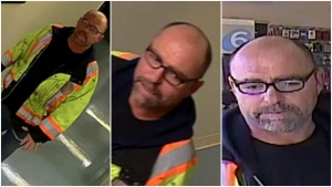 Police searching for suspect who stole purses from Peter Lougheed Centre