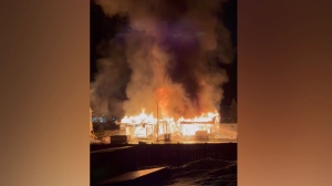 Fire in Cochrane housing development destroys home