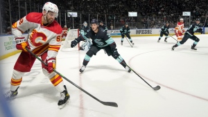 Flames forward Kirkland out for season after undergoing ACL surgery