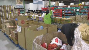 Edmonton's Food Bank hits cash goal, comes up short on food donations