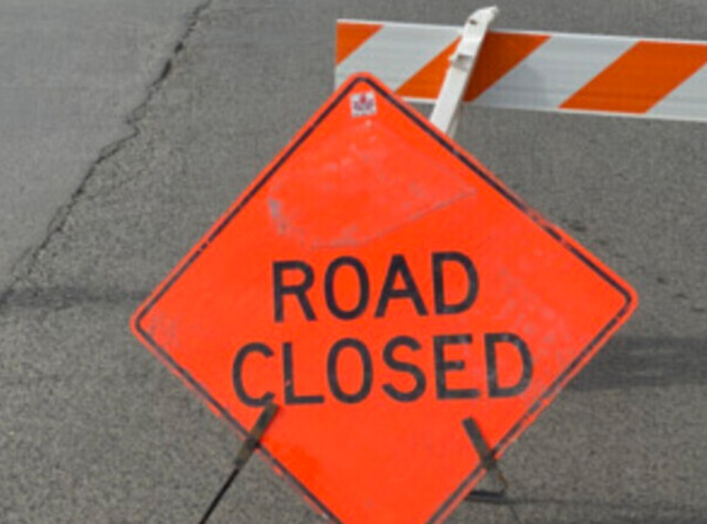 Emergency road closure on Kelowna's Valley Road after gas line struck