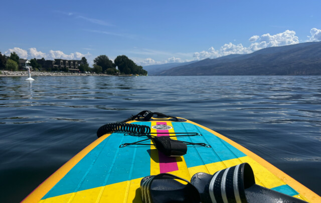 Windstorm strands paddle boarders on Okanagan Lake