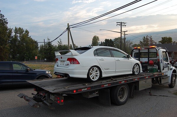 BC Highway Patrol impounds vehicle doing triple posted speed limit