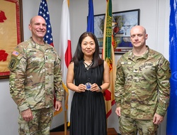 U.S. Army Garrison Japan Coin Presentation at Torii Station, Okinawa
 [Image 5 of 5]