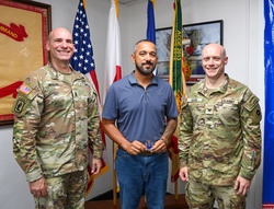 U.S. Army Garrison Japan Coin Presentation at Torii Station, Okinawa
 [Image 3 of 5]