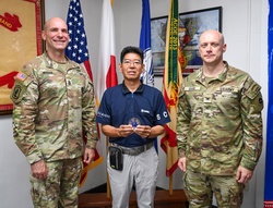 U.S. Army Garrison Japan Coin Presentation at Torii Station, Okinawa
 [Image 4 of 5]