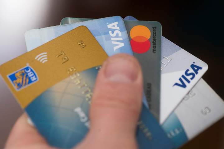 Canadian consumers are buying less, including on credit cards, data shows