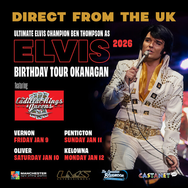 Elvis birthday tour comes to the Okanagan in January