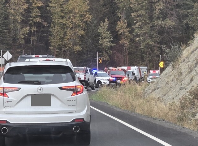 Traffic on Highway 33 blocked in both directions after crash at Joe Rich hairpin