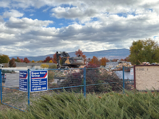 Former Kelowna radio station building demolished